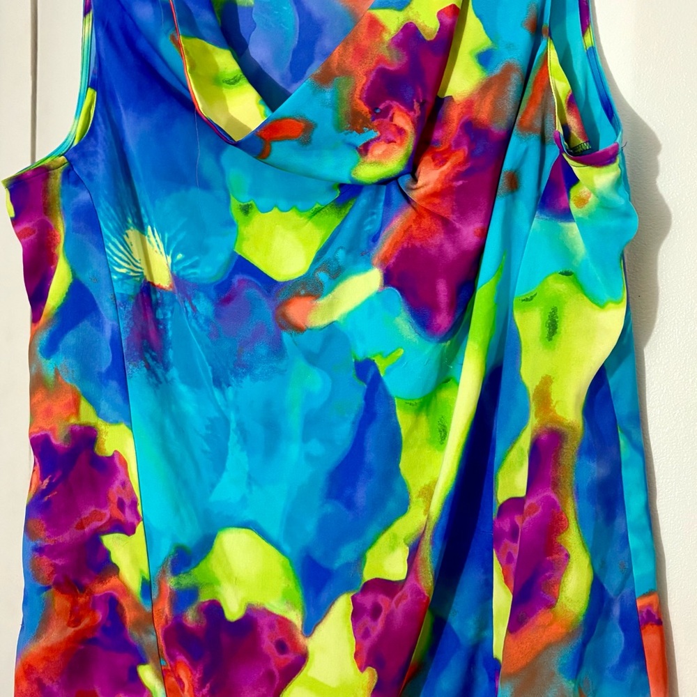 Vibrant Multicolor Women's Top - Picture 2 of 4